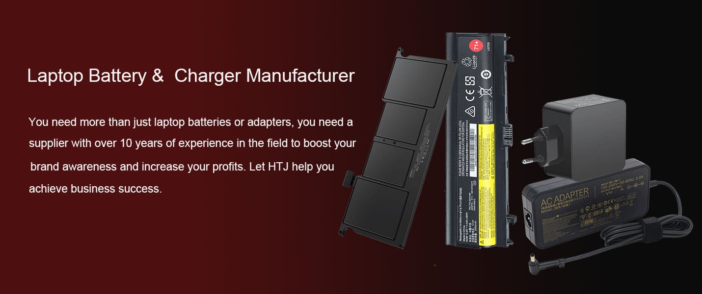Banner—Laptop battery and adapter